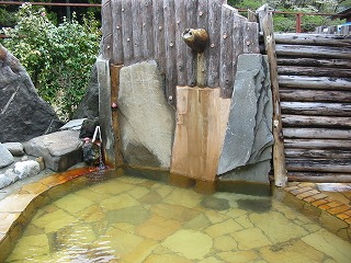 上増田温泉砦の湯の露天風呂
